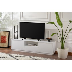 TV Meubel Vanguard Naturel Wit Melamine 160x42x29,5 cm