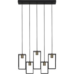 Light and Living hanglamp  - zwart - metaal - 2902412