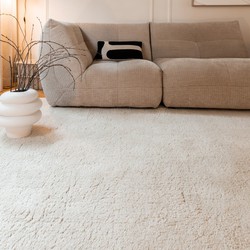 Berber Vloerkleed Ivoor wit Nador - Interieur05 - <a href="https://vloerkledenloods.nl/vloerkleden/wollen-vloerkleed">Wol</a> - 200 x 290 cm - (L)