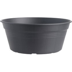 2 stuks - Bloempot Green basics schaal 38 cm living black