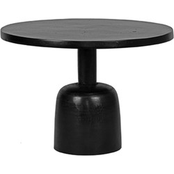 LABEL51 Bijzettafel Wink - Zwart - Metaal - 50 cm
