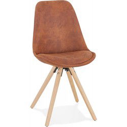 Comfortabele stoel HARRY 48x56x84 cm Bruin
