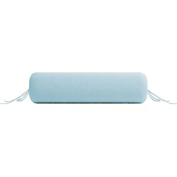 Zo!Home Kussensloop Lino pillowcase Topaz Blue 25 x 90 cm