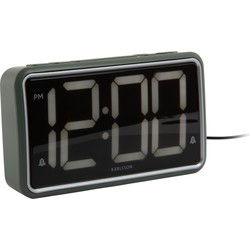 Wekker New Retro - Jungle groen - 16.5x4.5x9cm