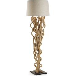 Kave Home - Nuba staande lamp wit