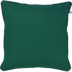 Dutch Decor JAVA - Kussenhoes katoen 50x50 cm -  smaragd - groen - effen - Dutch Decor