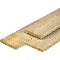 Plank Noord-Europees O/S-IV vuren 1,8x14,5x330 cm Tuindeco