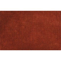 MSV Badkamerkleedje/badmat voor de vloer - terracotta - 45 x 70 cm - Badmatjes