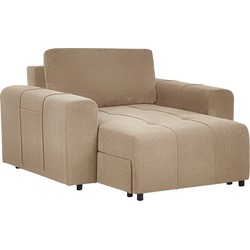 Beliani INNVIK - Chaise longue-Bruin-Polyester