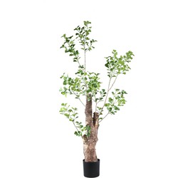 PTMD Bloempot Triangularis - 80x80x180 cm - Polyester - Groen