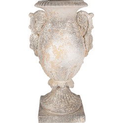 Clayre & Eef Bloempot Beige Grijs Magnesium (MGO)