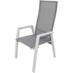 Altona verstelbare stapelstoel mist grey