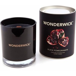 Wonderwick Black Pomegranate kaars zwart