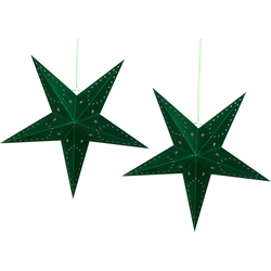 Beliani MOTTI - Wanddecoratie-Groen-Papier