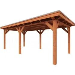 Trendhout douglas overkapping Florence, 650 x 360 cm