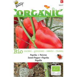5 stuks - Organic Paprika Piquillo rood (Skal 14725) - Buzzy