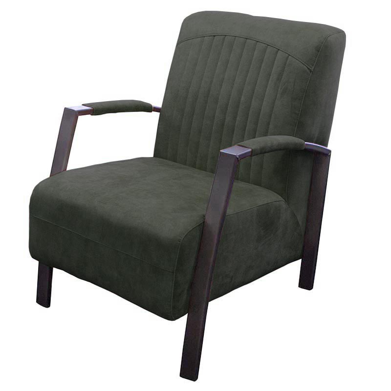 Fauteuil - Giulietta - velours Adore Hunter groen 156 - 