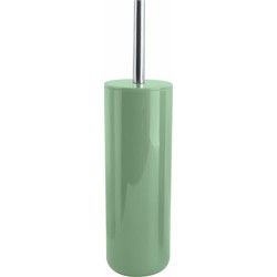MSV Porto Toilet/wc-borstel in houder - kunststof - groen - 38 cm - Toiletborstels