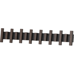 Karsten houten kapstok donkerbruin - 75 x 13 cm