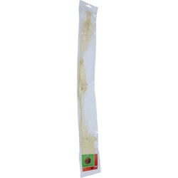 Natuurlijke Snack runderkophuid wit 70 cm in zak