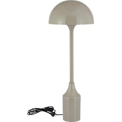 PTMD Tafellamp Tanaiya - 31x31x80 cm - Ijzer - Creme