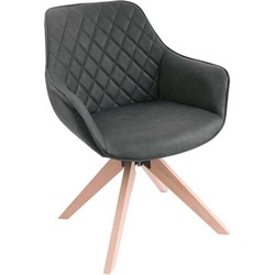 Feel Furniture - Eetkamerstoel - Owen - Zwart