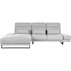 Beliani IKAST - Hoekbank-Grijs-Polyester