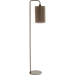 Vloerlamp Donio - Bruin - 33.5x28x155cm