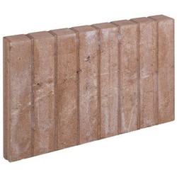 5 stuks! Blokjesband bruin 6x35x50 cm - Gardenlux