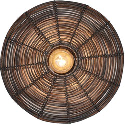 Wandlamp Mataka - Bruin - Ø51cm