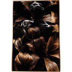 PTMD Exclusive Art Gouden Bladeren Poster - 100x150x3 cm