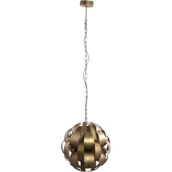 PTMD Lovis Hanglamp - 45 x 45 x 48 cm - Metaal - Goud