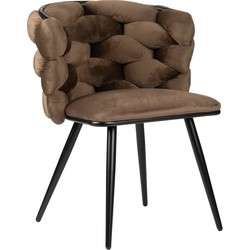 Pole to Pole - Rock chair - Velvet - Bronze