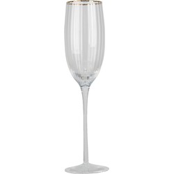 Clayre & Eef Champagneglas  250 ml Glas Wijnglas
