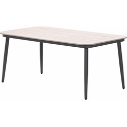 Garden Impressions Lagan lounge dining tafel 160x90 cm - light teak vironwood