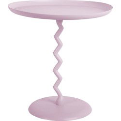 Leitmotiv - Bijzettafel Zig Zag Medium - Zachtpaars