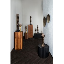 PTMD Kandelaar Mataly - 20x16x51 cm - Aluminium - Goud