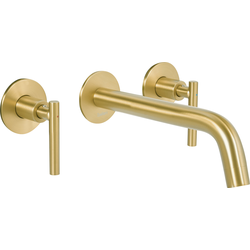 ISHINCA - Wandgemonteerde mengkraan - Goud - Messing