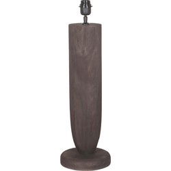PTMD Tafellamp Lorinne 2 - 20x20x55 cm - Hout - Bruin