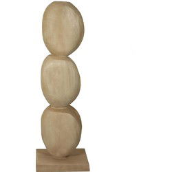 PTMD Deco Object Kodey - 25x20x80 cm - Hout - Naturel