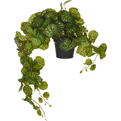 Beliani STRAWBERRY BEGONIA - Kunstplant-Groen-Synthetisch materiaal