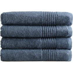 PHLOX Handdoeken Set 70x140 cm - 4 stuks - 600 g/m2 Zacht Katoen - Supreme Collectie - Ijsblauw