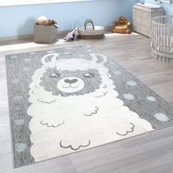 Kindervloerkleed Twedla - Grijs - 80x150 cm