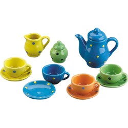 Bont porseleinen mini thee servies set compleet - Serviessets