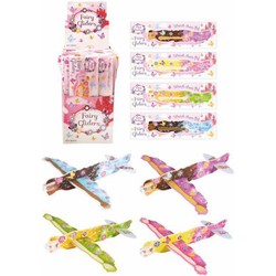 48 Stuks - Fee - Foam Vliegtuigen - Fighter Gliders - Model: Fairy's - Uitdeelcadeautjes - Uitdeel kado -Traktatie kinderen - Meisjes