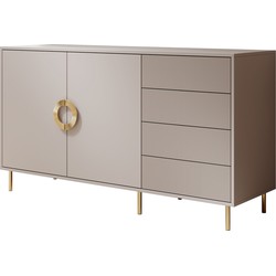 Meubella Dressoir Nyna - Beige - 150 cm