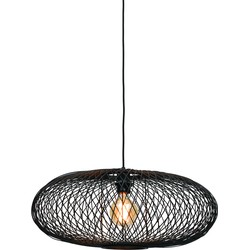 Hanglamp Cango - Bamboe Zwart - Ø60cm