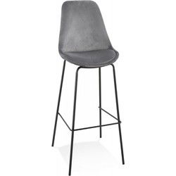 Barkruk SPARK 49x45x115 cm Grijs