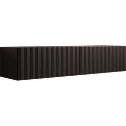 Meubella - TV-Meubel Angelina - Zwart - 154 cm