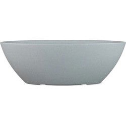 Cti Ovale Plantenbak Jardiniere LUGANO Betonlook grijs 60cm